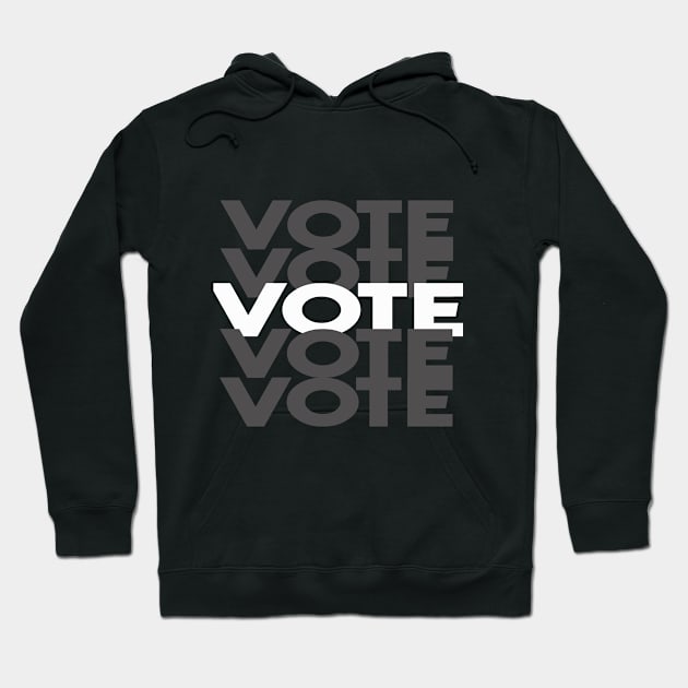 vote simple Hoodie by MAU_Design